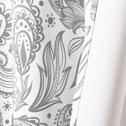 Závěs na kroužky s paisley vzorem