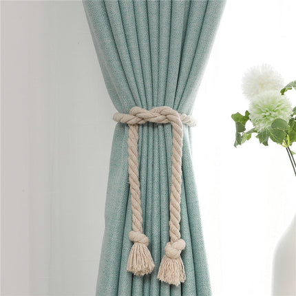 Polozatemňovací závěs tyrkysové barvy