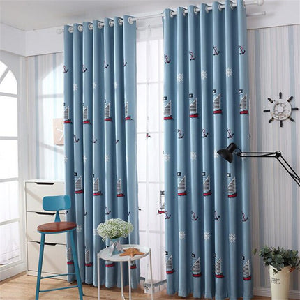 Dětský zatemňovací závěs s loďkami