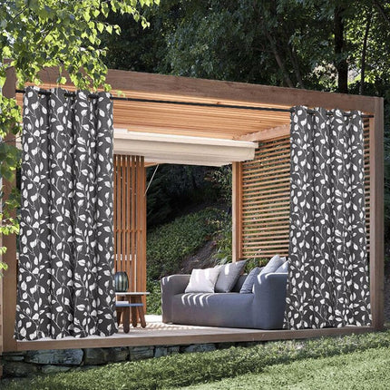 Venkovní závěs s motivem listů Kutra