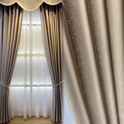 Luxusní třpytivý zatemňovací závěs