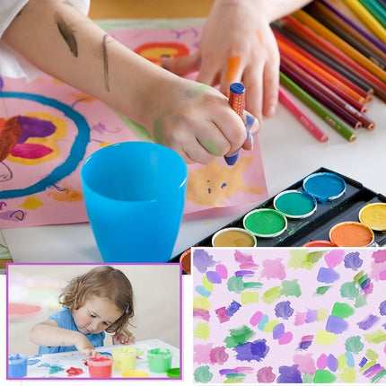 Dětský závěs s barevnými skvrnami