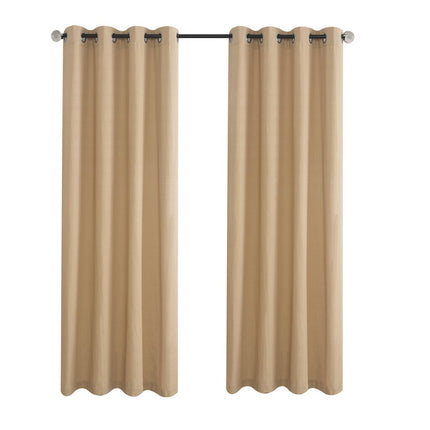 Texturovaný závěs s kovovými oky