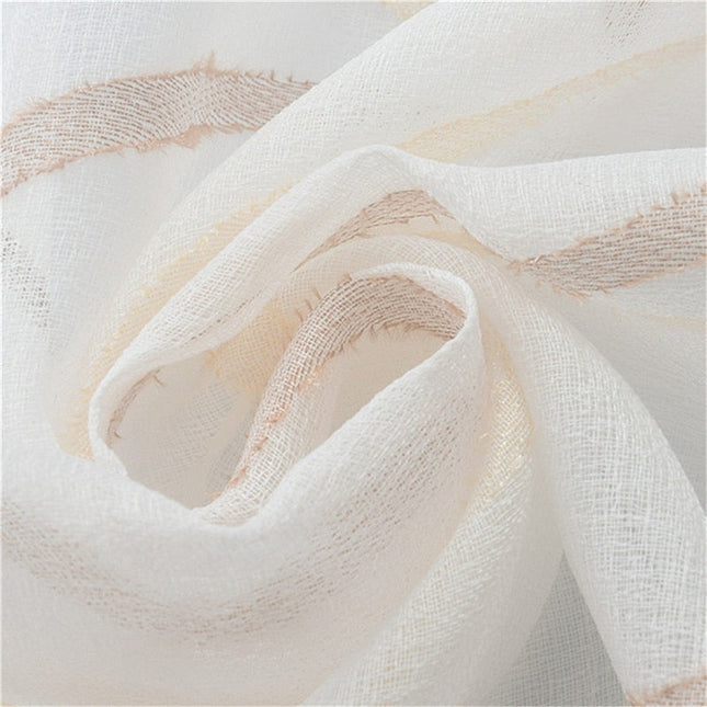 Moderní záclona se svislými vlnami