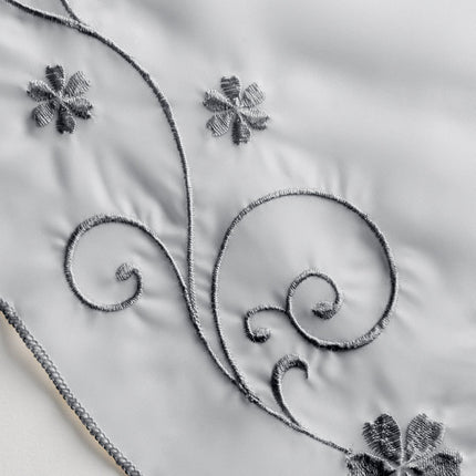 Bílá římská záclona do kuchyně