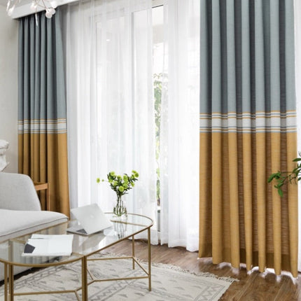 Pruhovaný závěs ve skandinávském stylu