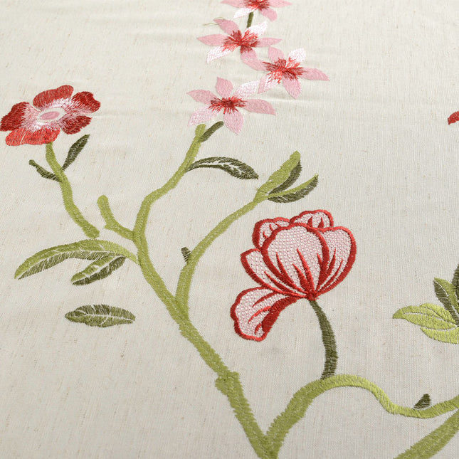 Závěs s výšivkou kvetoucích větví Tua