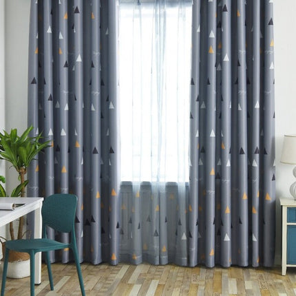 Závěs s moderním vzorem trojúhelníků