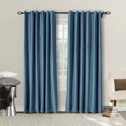 Modrý elegantní zatemňovací závěs Dalsen