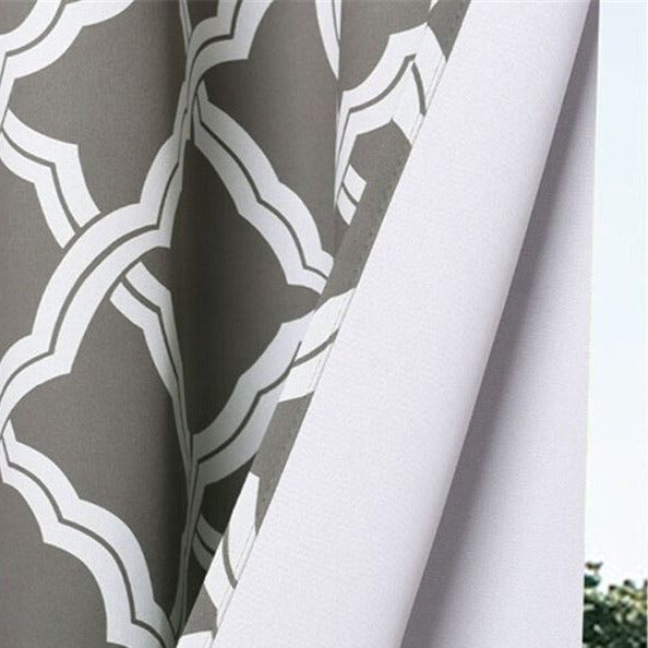 Venkovní závěs s marockým geometrickým vzorem