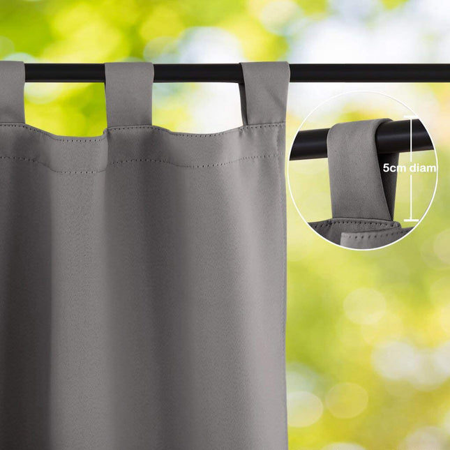 Béžový venkovní závěs pro ochranu soukromí