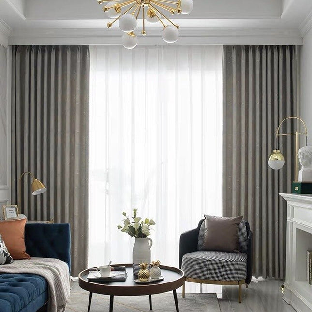 Závěs se vzorem palmových listů