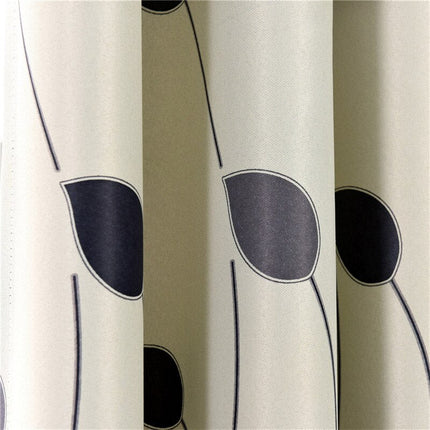 Dekorační závěs do obýváku s listy