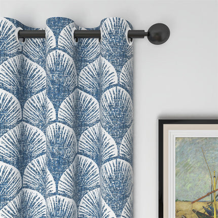 Dekorační závěs se vzorem mušlí Kansai