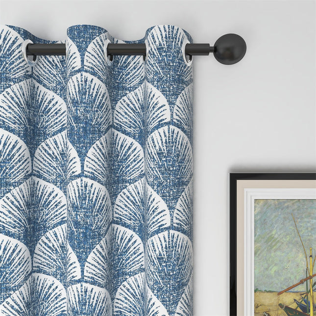 Dekorační závěs se vzorem mušlí Kansai