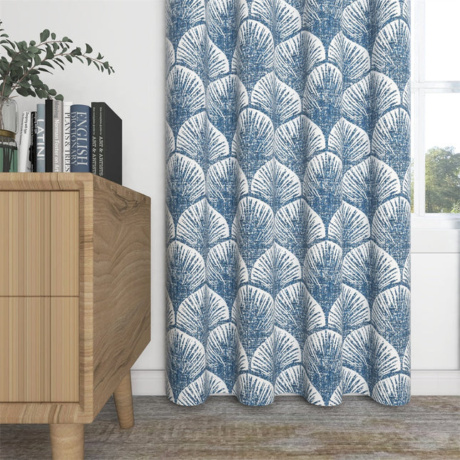 Dekorační závěs se vzorem mušlí Kansai