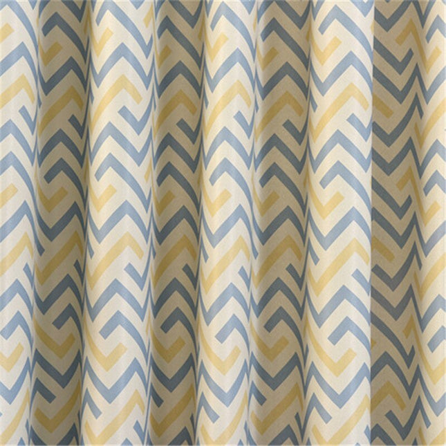 Moderní závěs s geometrickým vzorem chevron