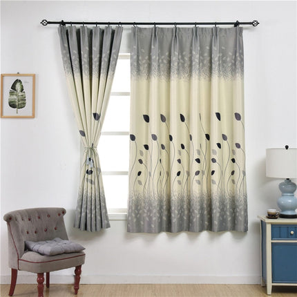 Dekorační závěs do obýváku s listy