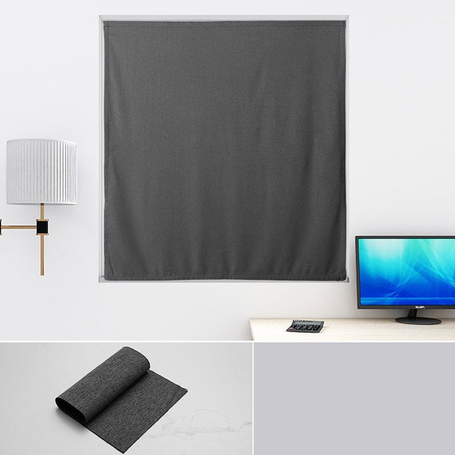 Zatemňovací závěs šedý na suchý zip