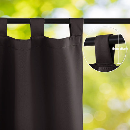 Béžový venkovní závěs pro ochranu soukromí