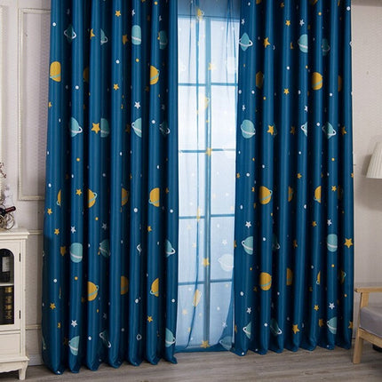 Dětská záclona s hvězdičkami do pokoje