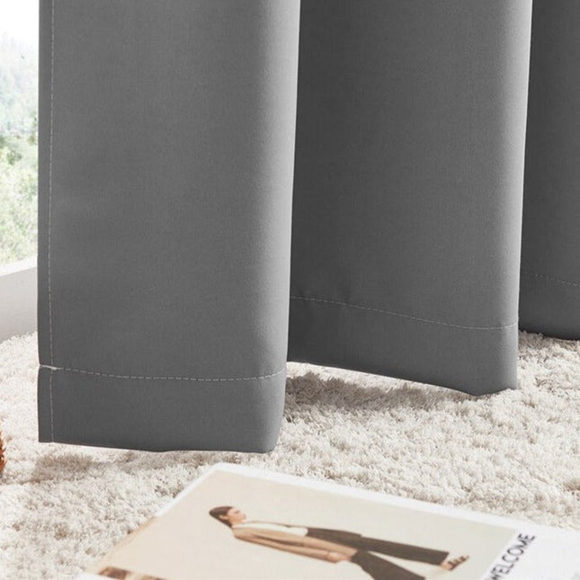 Zatemňovací závěs s růžovo-šedým přechodem