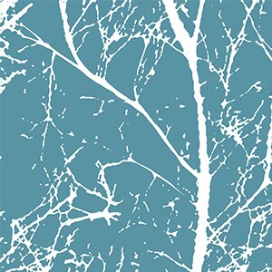 Venkovní závěs s moderním vzorem větví