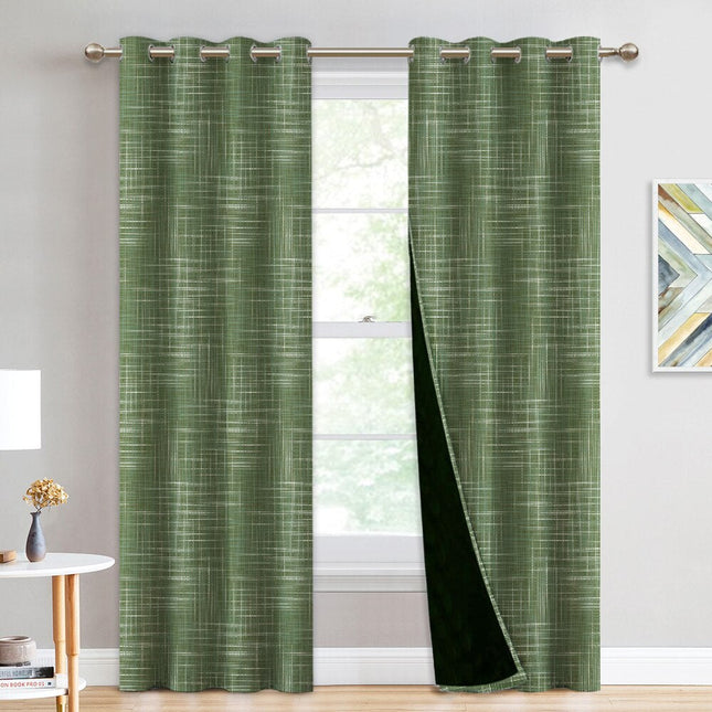 Kostkovaný zatemňovací závěs do pokoje