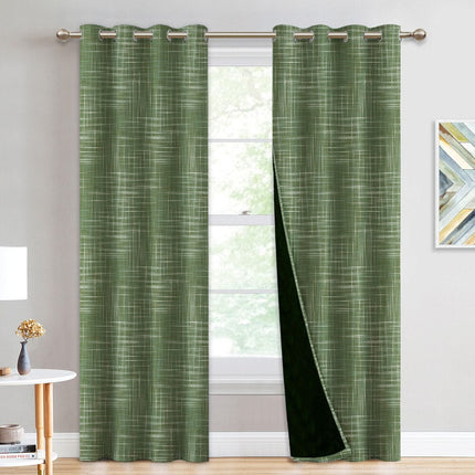 Kostkovaný zatemňovací závěs do pokoje