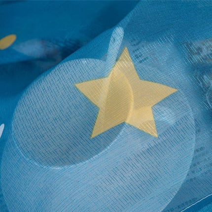 Dětská záclona s hvězdičkami do pokoje