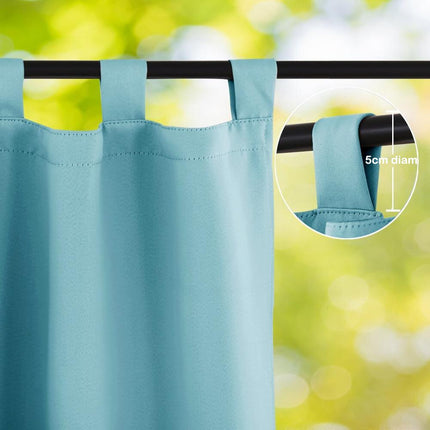 Venkovní závěs na terasu s poutky