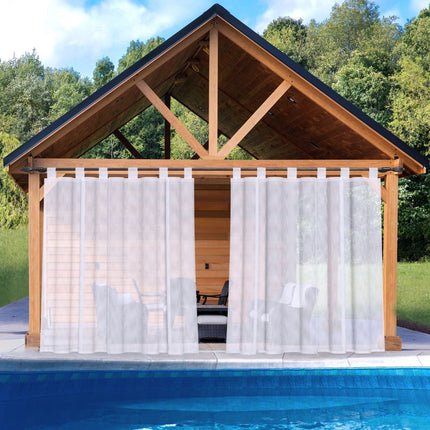 Venkovní závěs s poutky na pergolu