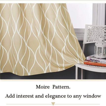 Zatemňovací závěs s vlnitým vzorem Jarven