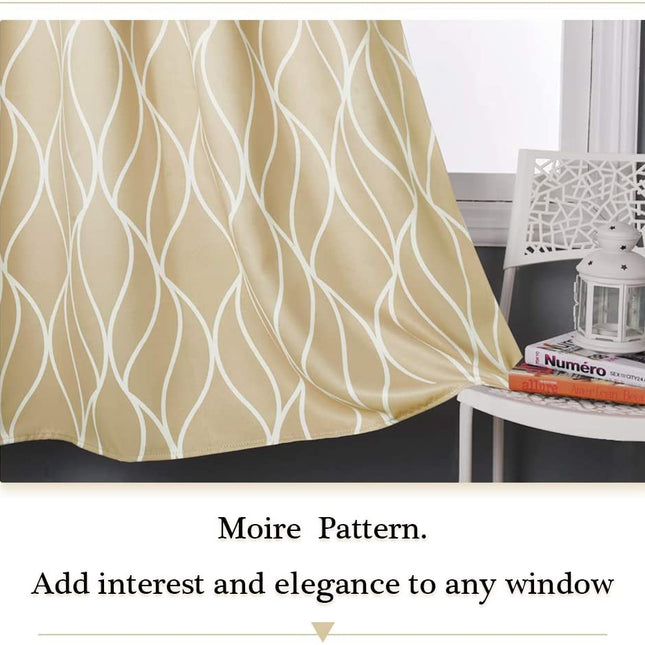 Zatemňovací závěs s vlnitým vzorem Jarven