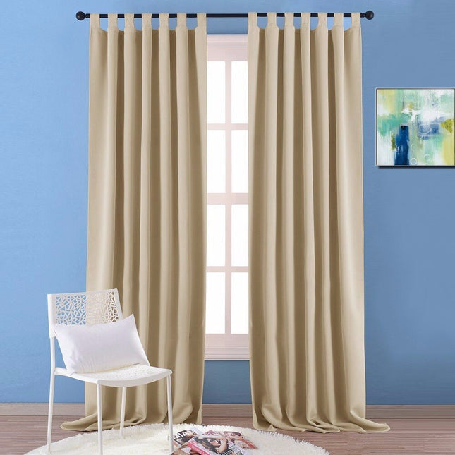 Šedý zatemňovací závěs s poutky