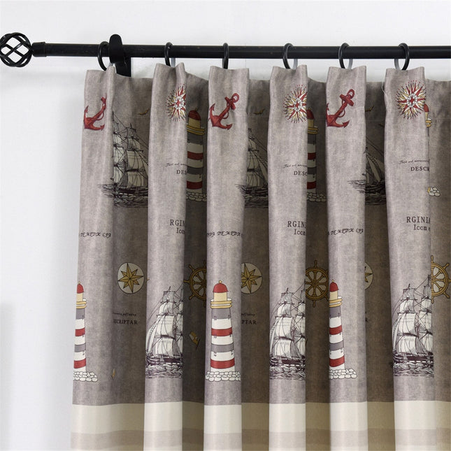 Dětský závěs s námořnickým motivem Rye