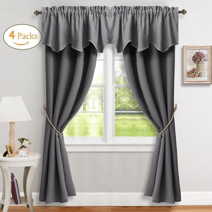 Sada zatemňovacích závěsů s volánem