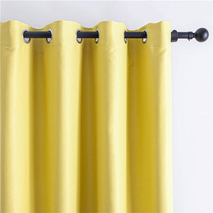 Žlutý zatemňovací závěs do dětského pokoje