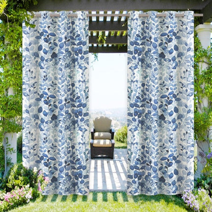 Venkovní závěs se vzorem listů