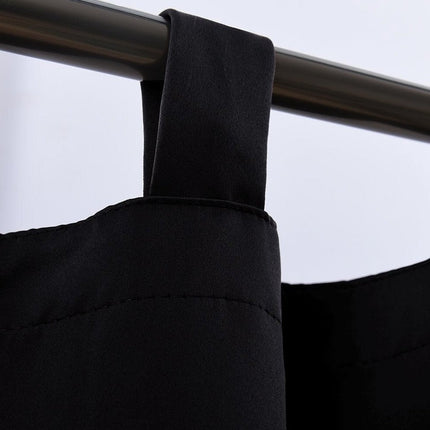 Šedý zatemňovací závěs s poutky