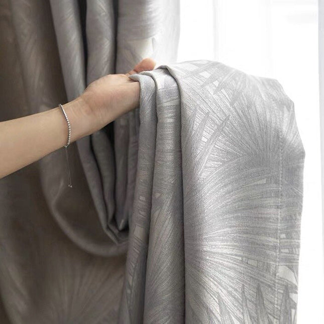 Závěs se vzorem palmových listů