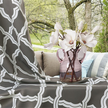 Venkovní závěs s marockým geometrickým vzorem