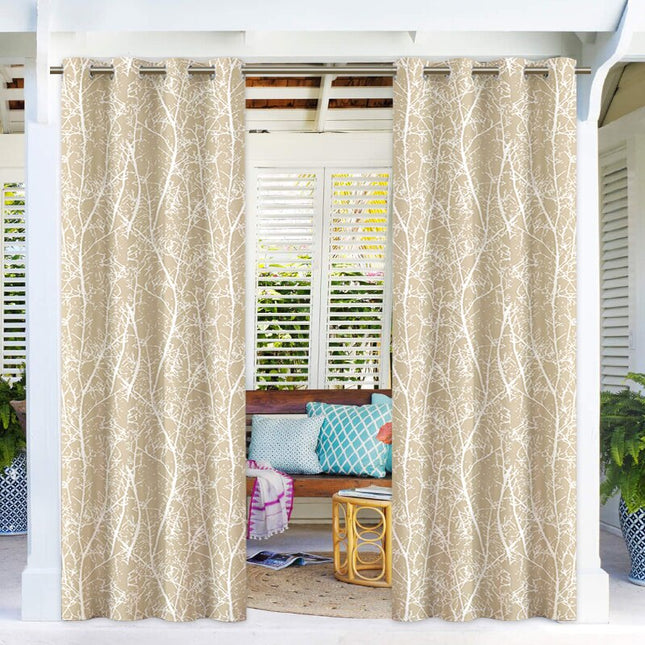 Venkovní závěs s moderním vzorem větví