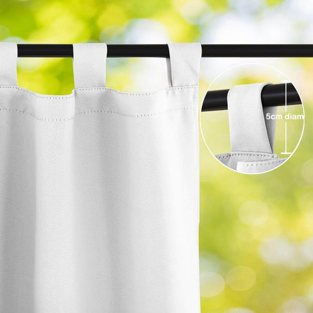 Béžový venkovní závěs pro ochranu soukromí