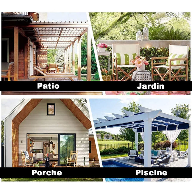 Nepromokavý závěs na terasu a verandu