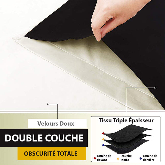 Modrofialový termoizolační zatemňovací závěs