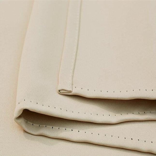 Béžový venkovní voděodolný závěs na balkon