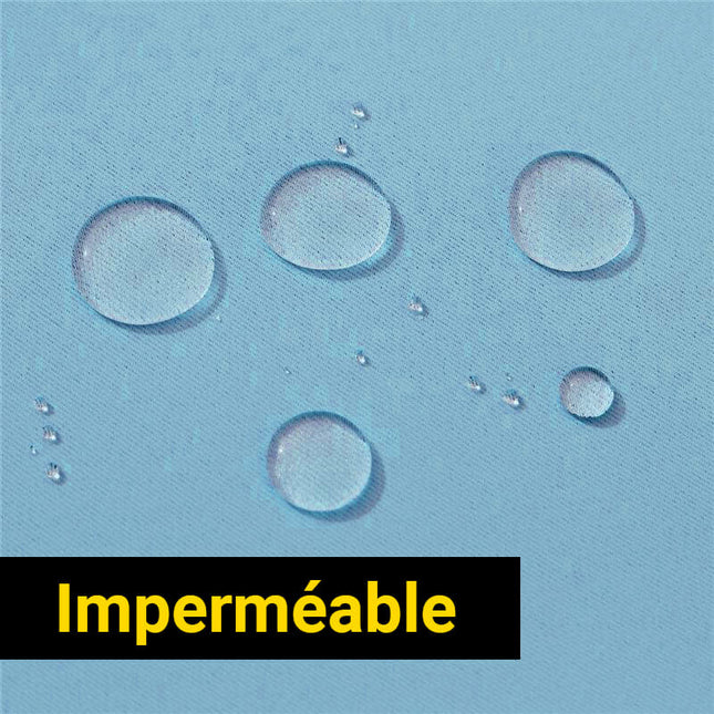 Světle modrý venkovní závěs voděodolný