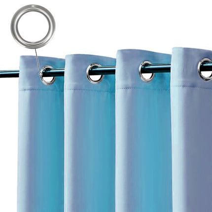 Světle modrý venkovní závěs voděodolný