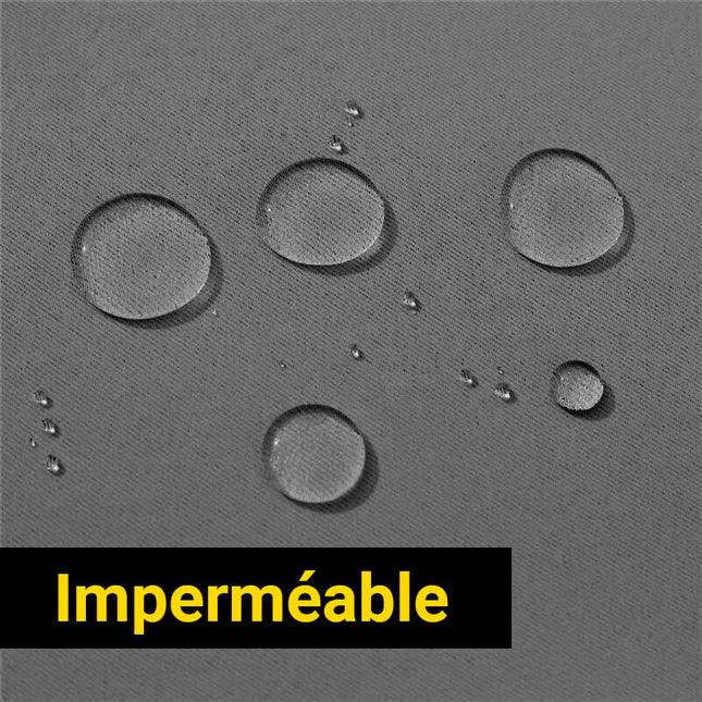 Šedý venkovní závěs pro ochranu soukromí